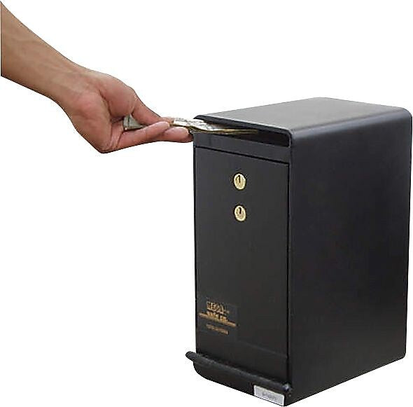Mesa Steel Vertical Under-Counter Safe with Dual Key Lock, 0.2 cu. ft. (MUC1K)