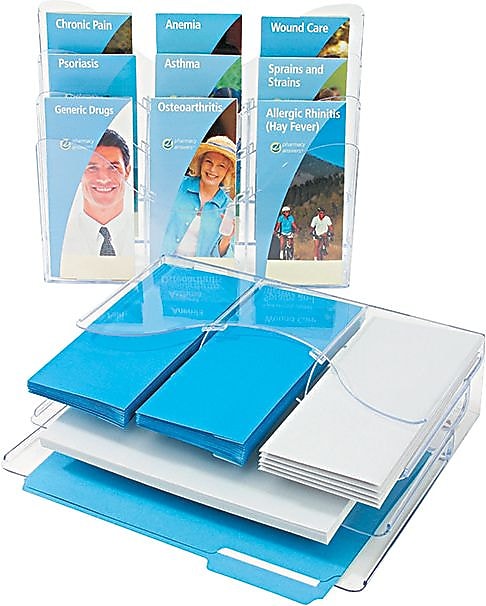Deflect-O Document Holder, Table Top, Clear Plastic (DEF47631)