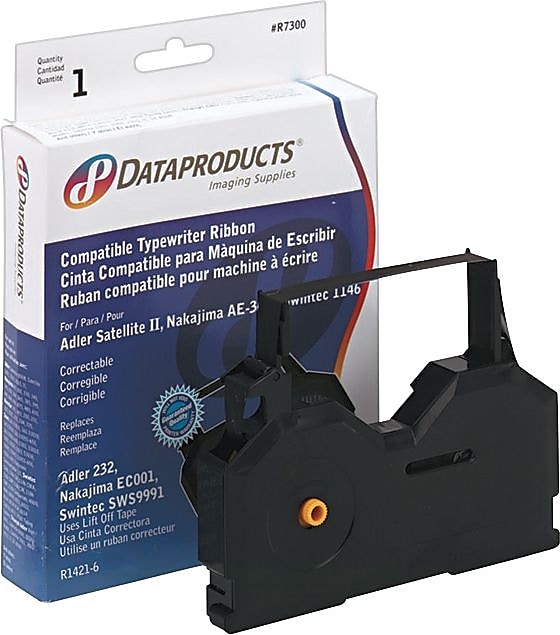 DataProducts Typewriter Ribbons, Black (R7300)
