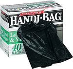 Berry Global Handi-Bag Recycled Trash Bags, Black, 33 gal., 40/Box