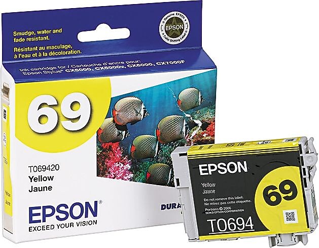 Epson T69 Yellow Standard Yield Ink Cartridge
