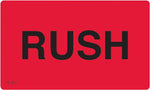 Decker Tape "Rush" Label, 3" x 5", 500/Roll (DL3223C)