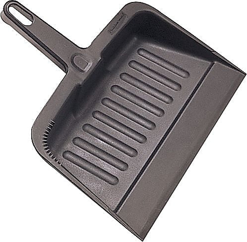 Impact Heavy Duty 12" Plastic Dust Pan, Black (700)