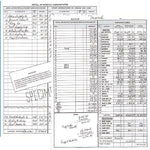 Dome Simple Weekly Bookkeeping Record, 8.75" x 11.25", Black (600)