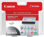 Canon 9 Black and Color Assorted Standard Yield Ink Cartridge, 10/Pack (1033B005)