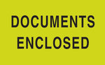 Decker Tape "Documents Enclosed" Label, 3" x 5", 500/Roll (DL2141)