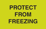 Decker Tape "Keep from Freezing" Label, 3" x 5", 500/Roll (DL2584)