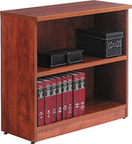 Alera™ Valencia Series Bookcase Storage System in Medium Cherry, 2-Shelf