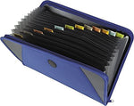C-Line Expanding File, Zipper Closure, Letter Size, Blue (CLI48105)