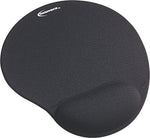 Innovera Gel Mouse Pad/Wrist Rest Combo, Black (IVR50448)