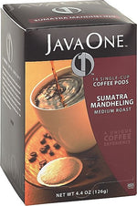 JavaOne Sumatra Mandheling Coffee Pods, Medium Roast, 14/Box (JAV60000)
