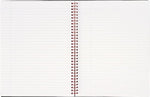 Black N' Red 1-Subject Professional Notebooks, 8.5" x 11", Wide Ruled, 70 Sheets, Black (K66652)