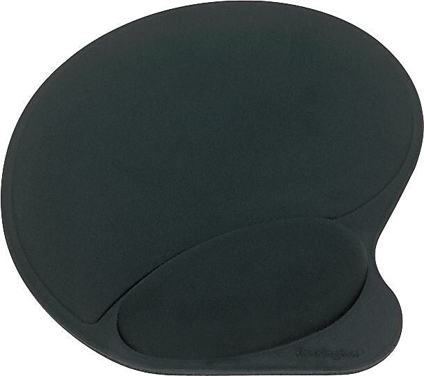 Kensington Ergonomic Wrist Pillow Gel Mouse Pad/Wrist Rest, Non-Skid Base, Black (L57822US)