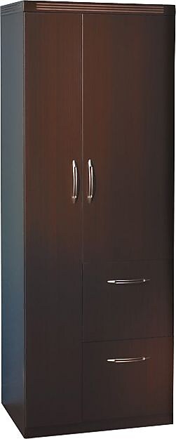 Safco Aberdeen™ Personal Storage Tower, Mocha, 68 3/4"H x 24"W x 24"D