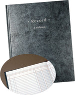 Staples Columnar Book, 2-Columns, 80 Pages, Gray Marble, 40 Sheets/Book (ST26515)