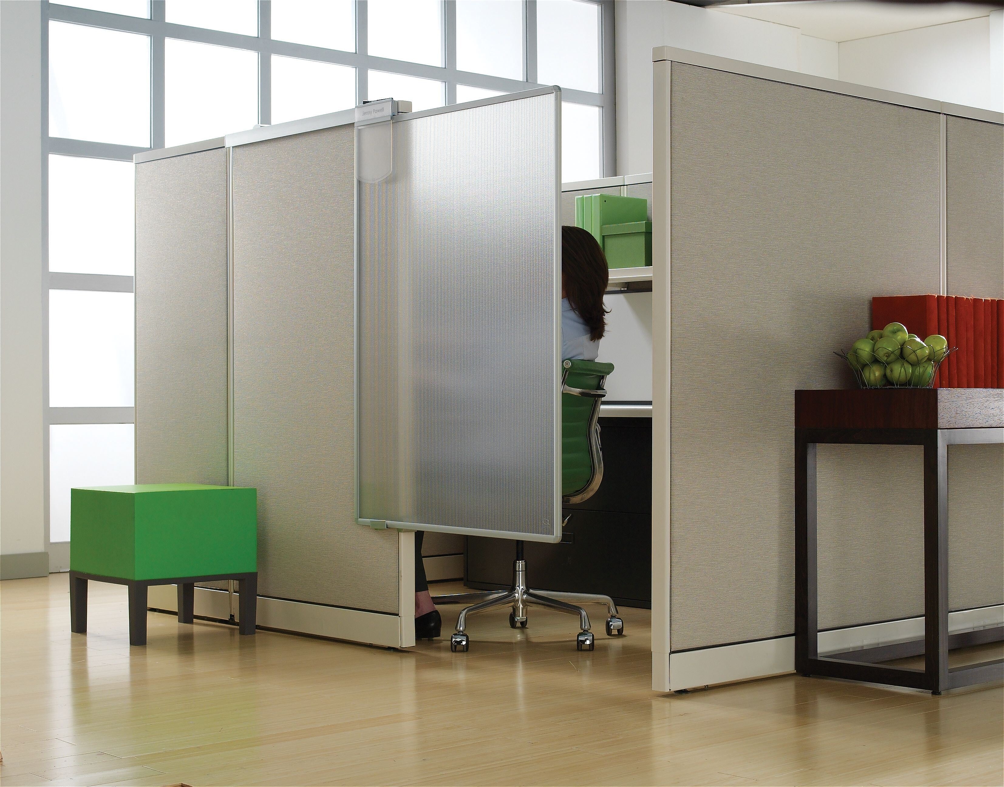 Quartet Non-Tackable Workstation Privacy Screen, 48"H x 36"W, Translucent, Polycarbonate (WPS1000)