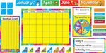 Trend Enterprises Year Around Calendar Board Set, Pre-Kindergarten to 3rd Grade (T8096)