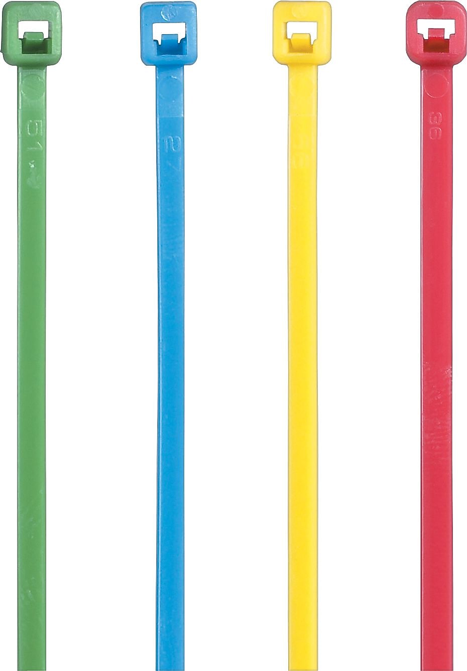 Nelco Color Cable Tie, 8" x 0.14", Blue, 1000/Carton (CT444D)