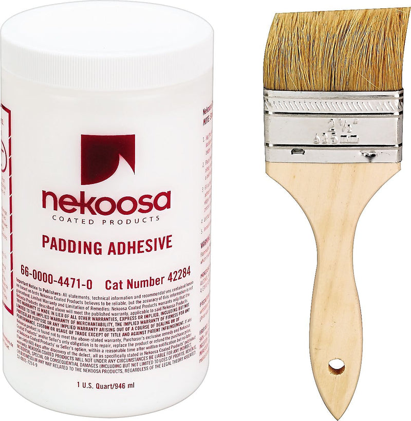 Nekoosa Coated Products Fan-Out Padding Adhesive, 32 oz. (NEK42284)