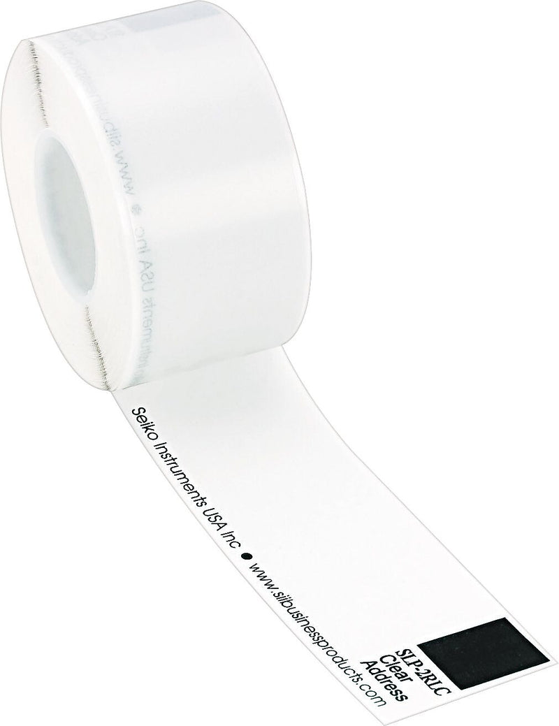 Self-Adhesive Address Labels for Label Printers,1-1/8 x 3-1/2, Clear, 260/Box