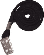 Advantus 36" Deluxe Neck Lanyard, Black, 24/Box (AVT75401)