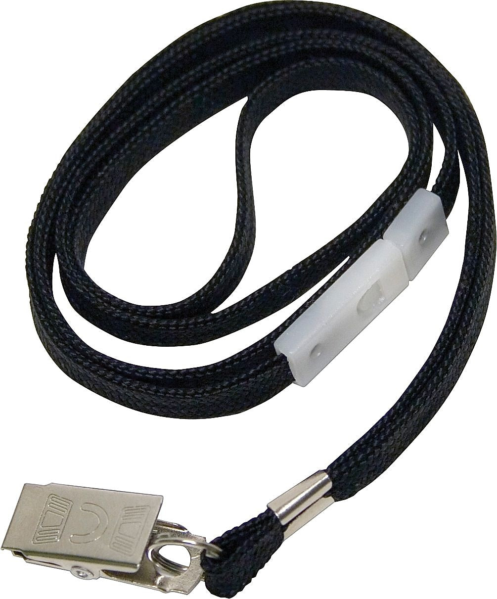 Advantus 36" Deluxe Safety Lanyard, Black, 24/Box (AVT75403)