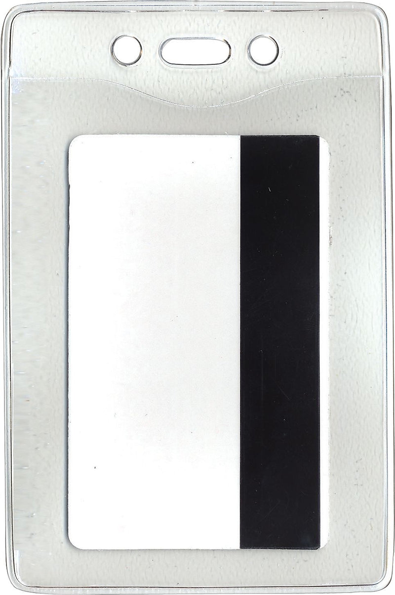 Advantus Security Badge Holder, Vertical Style, 3" x 4", 50/Box (AVT75419)