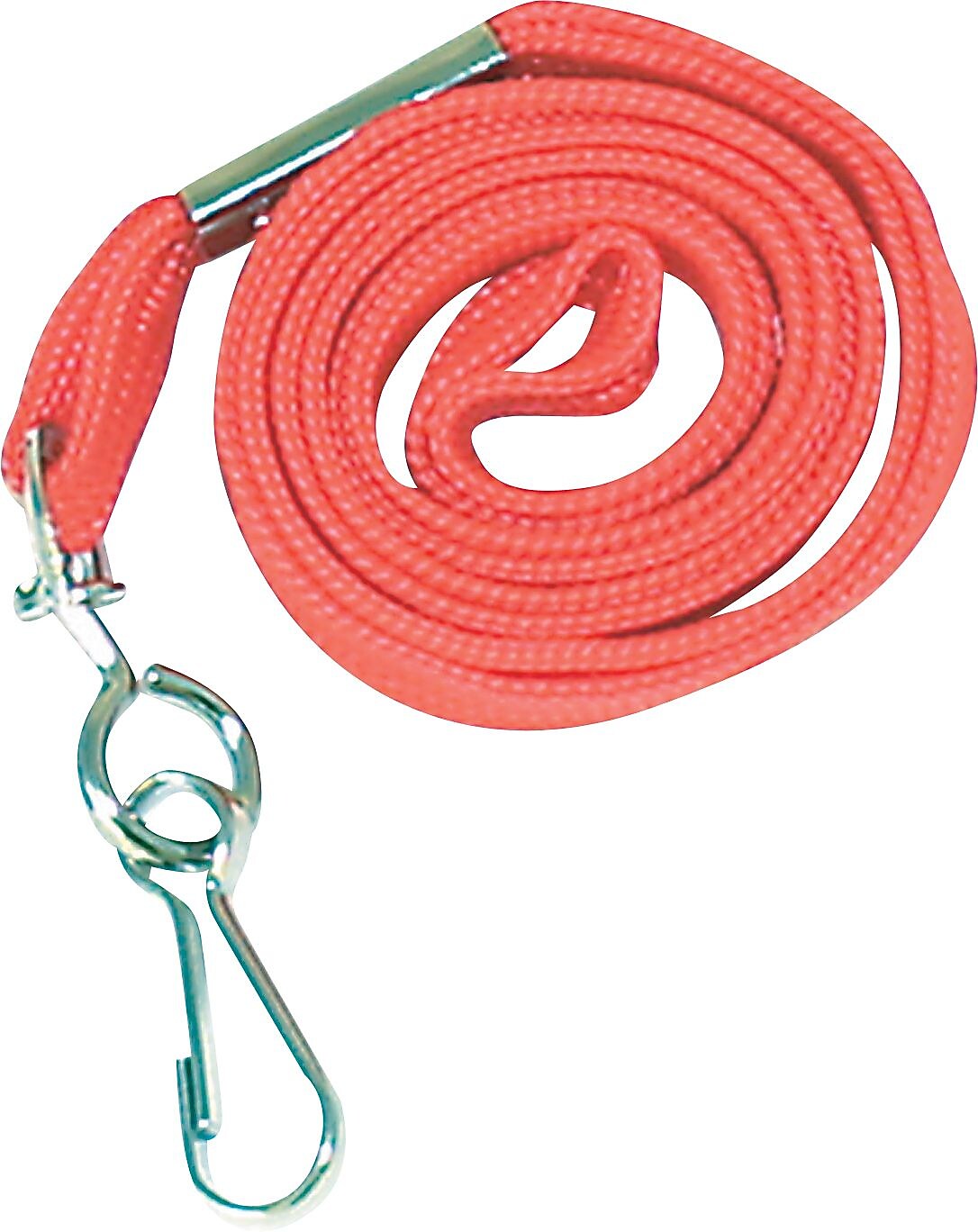 Advantus 36" Deluxe Neck Lanyard, Hook Style, Red, 24/Box (AVT75425)