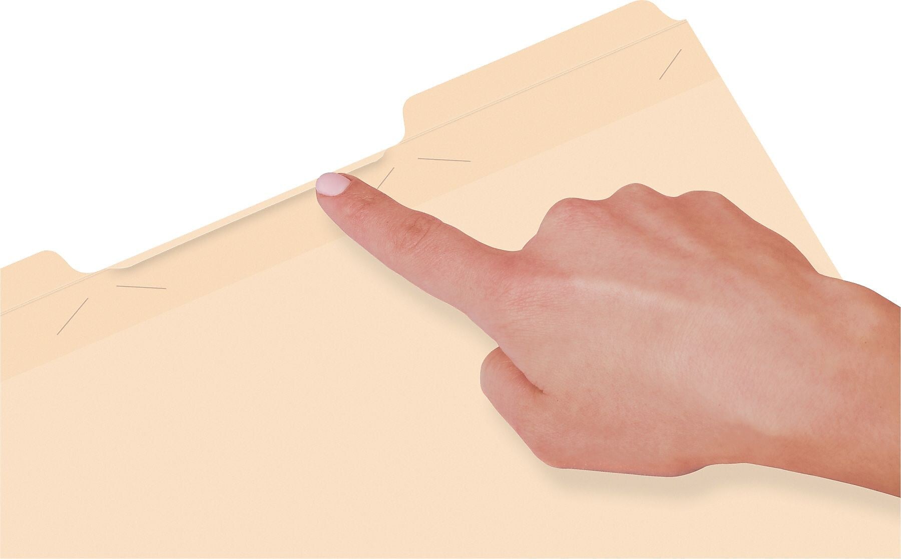 Pendaflex Ready-Tab Recycled File Folder, 1/3-Cut Tab, Assorted, Letter Size, Multicolor, 50/Box (42338)