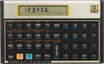 HP 10-Digit Battery Powered Financial Calculator, Black/Silver, Each (12C#ABA)