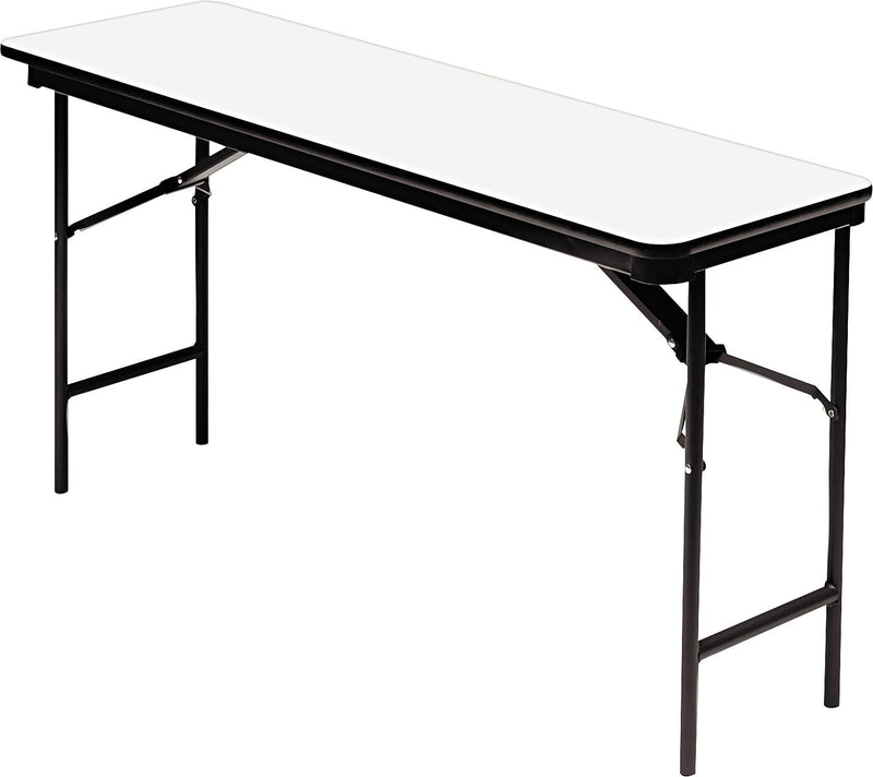 ICEBERG OfficeWorks 18" x 60" Laminate Folding Table, Gray (55277)