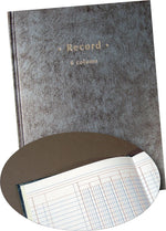 Columnar Book, 6 Columns, 7.25" x 9.5", Blue Granite, 40 Sheets/Book (217752)