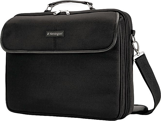 Kensington Simply Portable 15.6" Polyester Laptop Bag, Black (KMW62560)