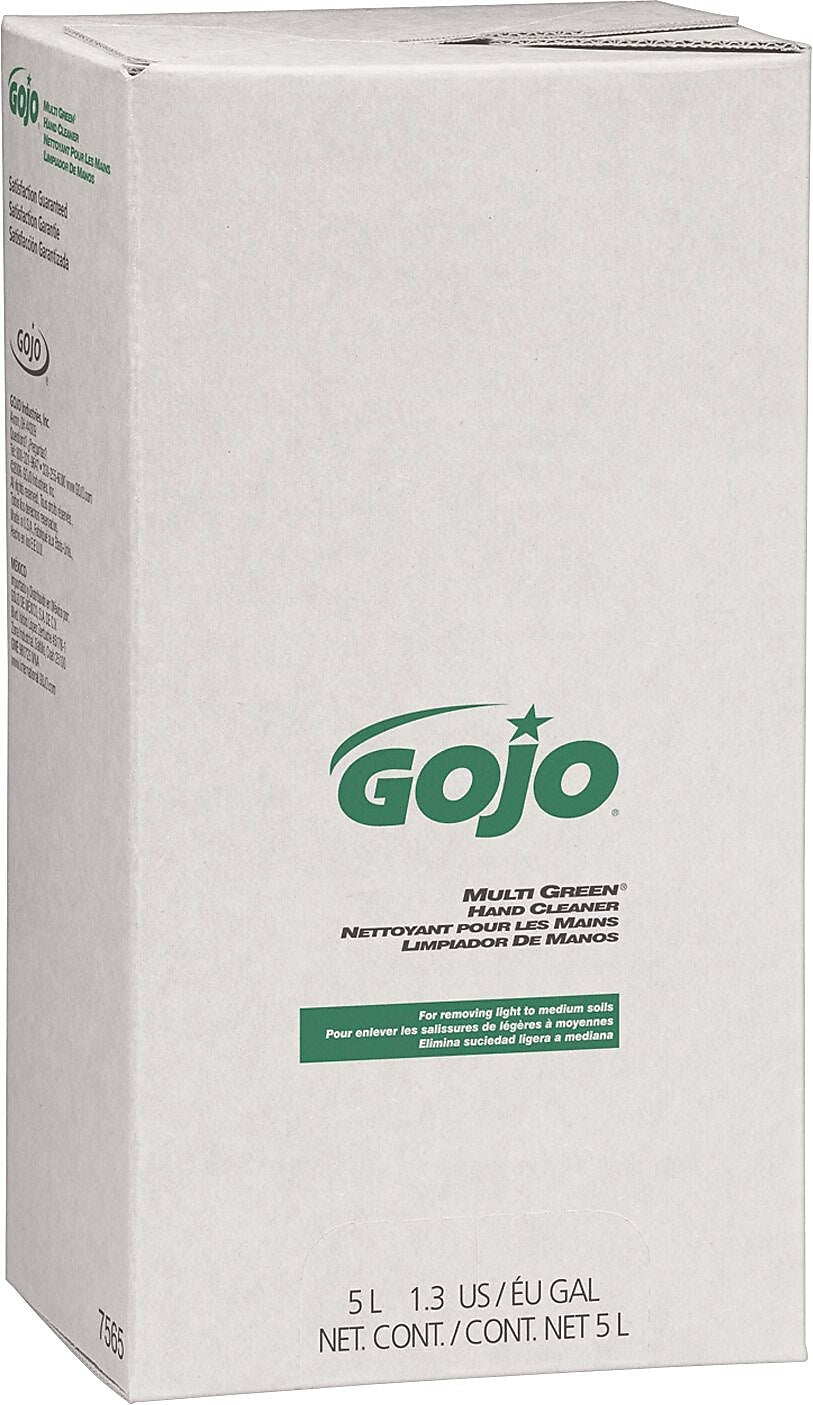 GOJO Multi Green Liquid Hand Soap Refill for PRO TDX Dispenser, Citrus Scent, 5000 ml., 2/Carton (7565-02)
