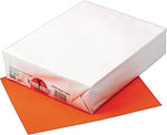 Pacon Kaleidoscope Colored Paper, 24 lbs., 8.5" x 11", Pumpkin, 500 Sheets/Ream (PAC102051)