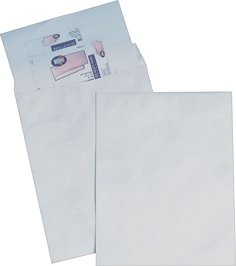 Quality Park Tyvek Jumbo Catalog Envelopes, 18" x 23", White, 25/Box (QUAR5121)