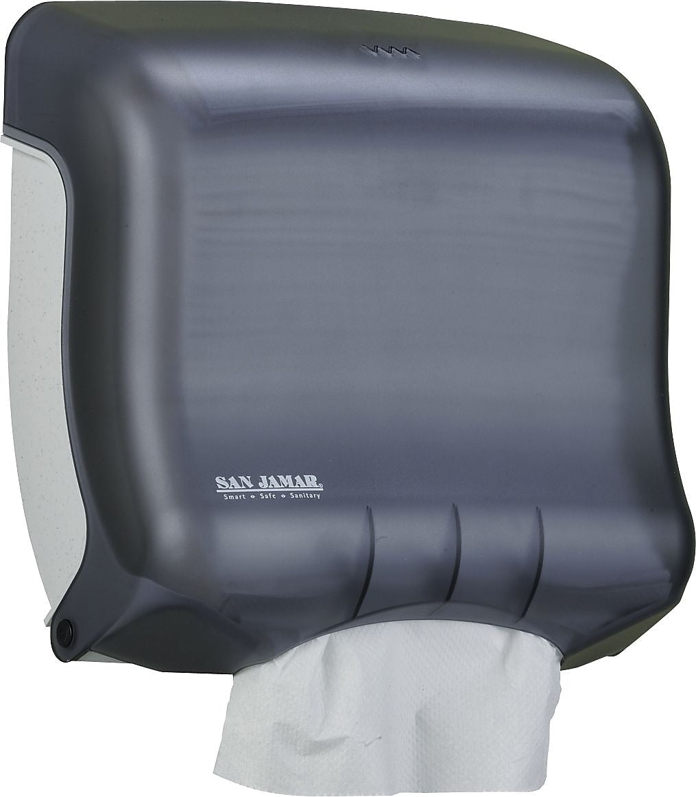 San Jamar Folded Paper Towel Dispenser, Black Pearl (SANT1750TBKRD)
