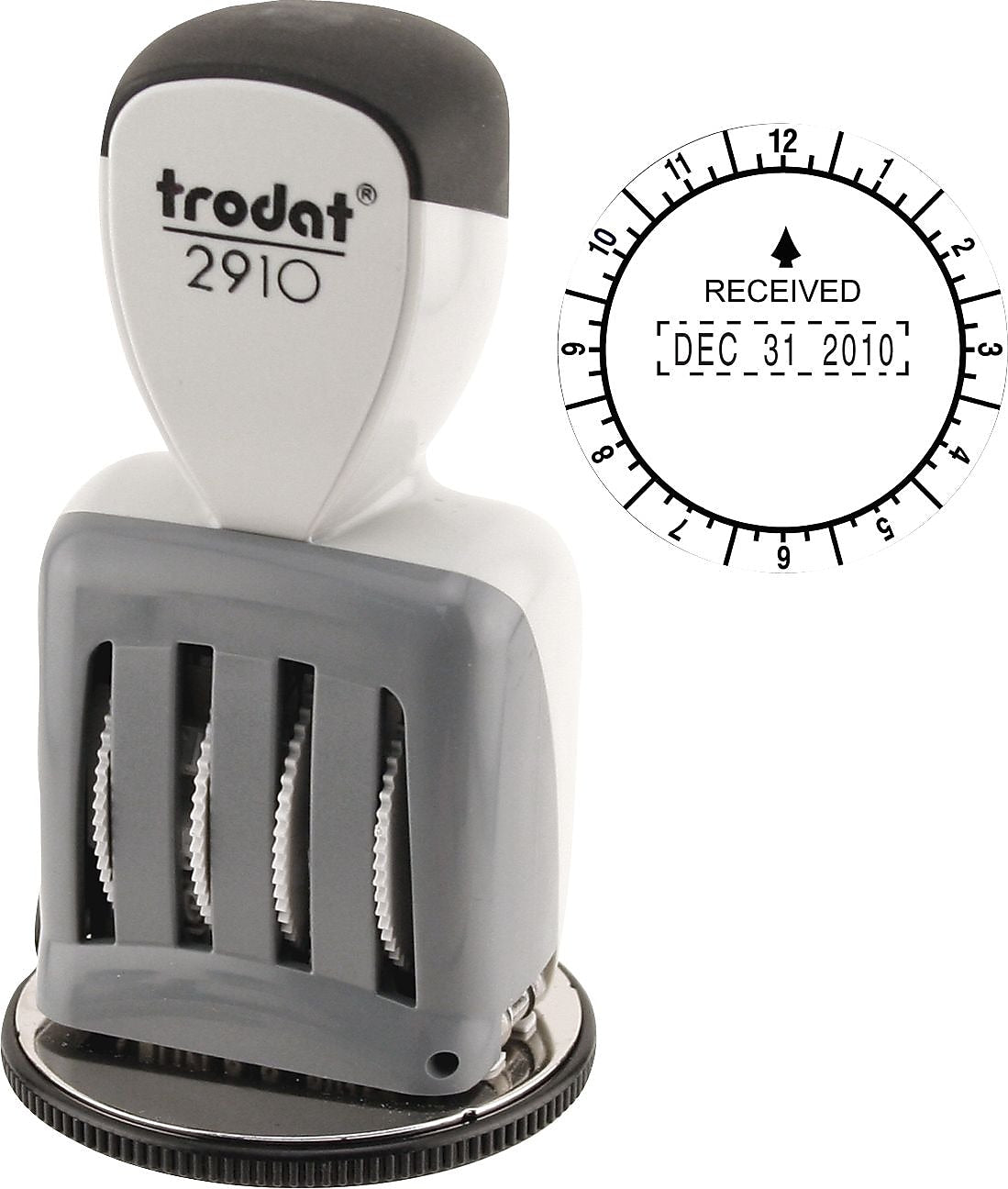 Trodat Time and Date Received Round Stamp, Each (T2910)