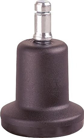 Master Caster High Profile B Stem Bell Glides, Black, 1 Set (MAS-70175)