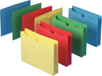 Smead 10% Recycled Reinforced File Jacket, Letter Size, Assorted, 100/Box (24900ASMT)