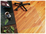 Deflect-O EconoMat Hard Floor Chair Mat with Lip, 36" x 48'', Clear (DEFCM21112)
