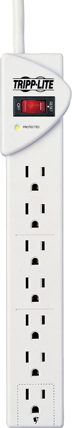 Tripp Lite 7 Outlet Surge Protector, 6' Cord, 1080 Joules (STRIKER)