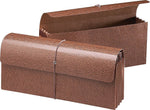 Smead Classic Expanding Wallet, 3-1/2" Expansion, Flap & Elastic Cord Closure, 12" W x 5" H, Redrope 10/Box (71350)