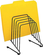 Fellowes®,  Wire Step File II,  5 Comp,  Steel,  7 1/4 x 6 x 8 1/4,  Black,  Each (69712)
