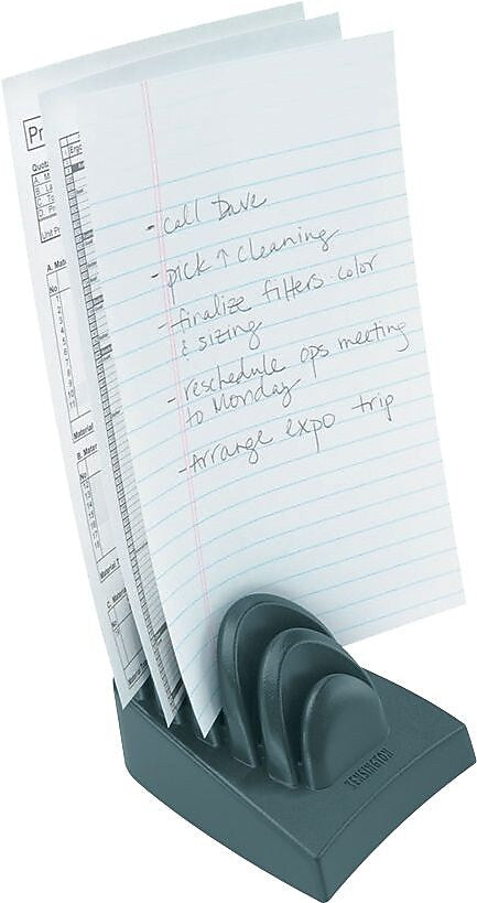 Kensington InSight Priority Puck Desktop Plastic Document Stand with Teeth, Blue (K62061B)