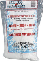 UNITED FACILITY SUPPLY Cotton Cleaning Cloths, White, 1 lbs. (ufsn250cw01)