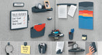 Fellowes Partition Additions Plastic Name Plate, Dark Graphite (75906)