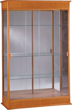 Waddell Varsity Series Display Case, Autumn Oak, 77"H x 48"W x 18"D