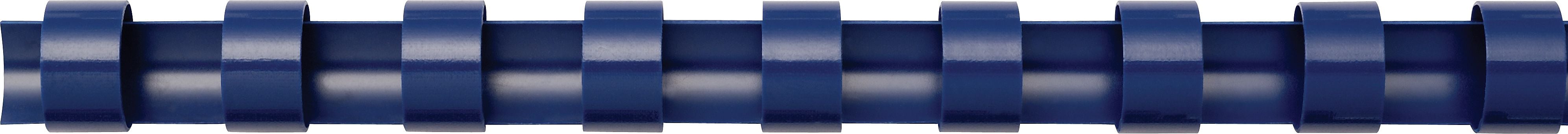 Fellowes 3/4" Plastic Binding Spine Comb, 150 Sheet Capacity, Navy, 100/Pack (52392)