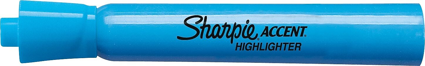 Sharpie Tank Highlighter, Chisel Tip, Blue (25010)
